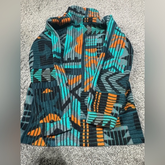 Columbia Boys' Castle Dale Printed Full Zip Fleece Size M (10-12) - Picture 7 of 7